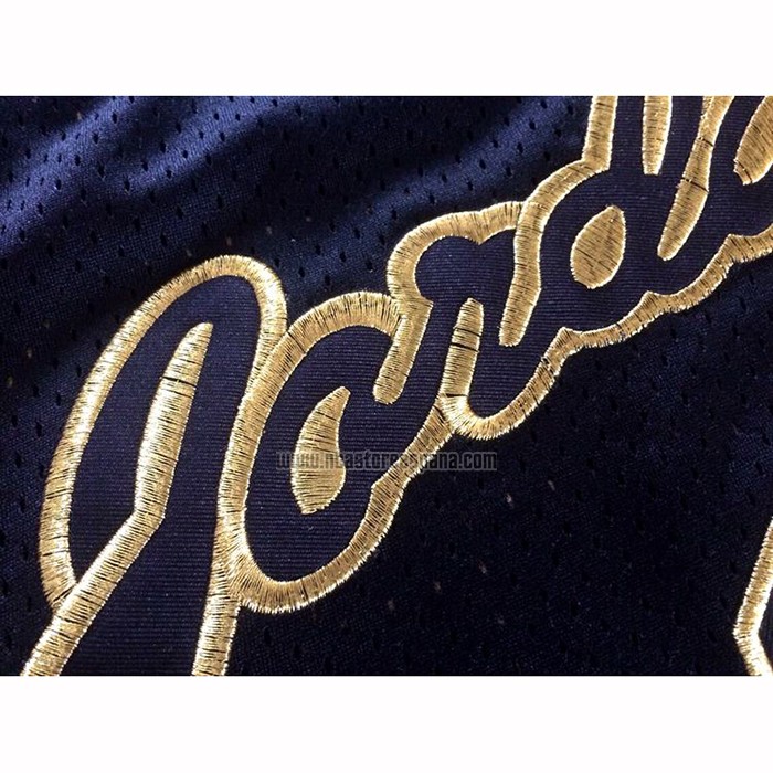 Camiseta Michael Jordan NO 23 Oro Negro